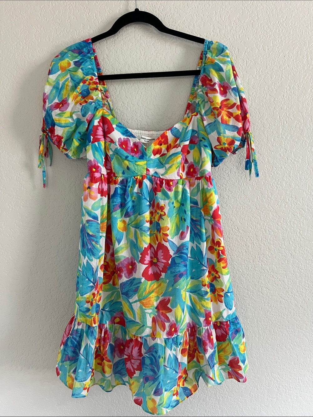 Amanda Uprichard Cicily Dress In Sorrento Print . Size Large - Picture 4 of 9